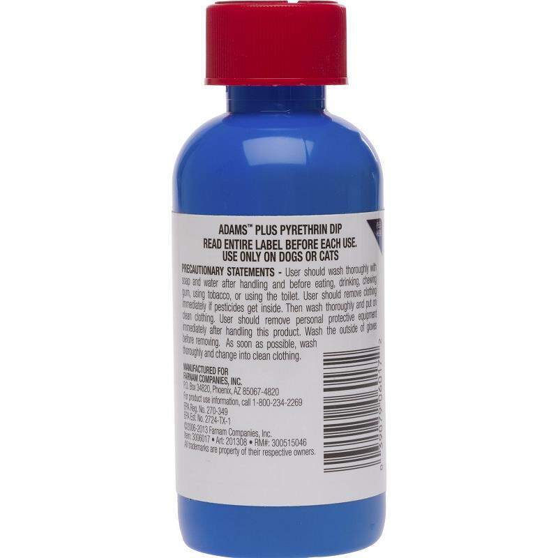 Adams Plus Pyrethrin Dip 4 Oz For Dogs & Cats At Tractor Supply Co