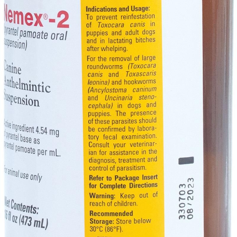 Nemex 2 Canine Anthelmintic Suspension Dewormer At Tractor Supply Co