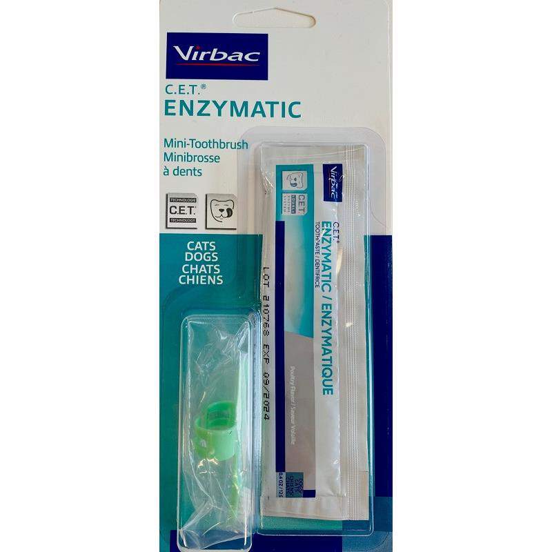 Buy Virbac Cet MiniToothbrush 12 g online for dogs and cats