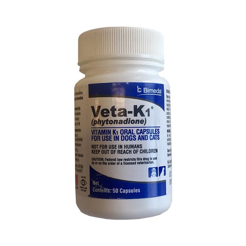 Vitamin K1 Capsule For Dogs Cats At Tractor Supply Co