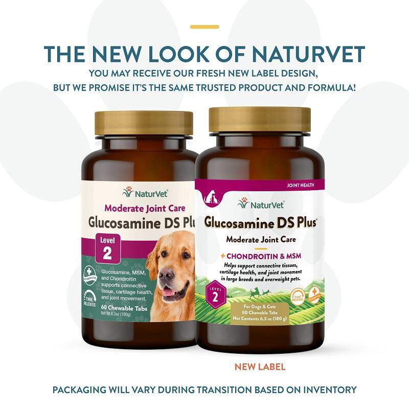Glucosamine Ds Plus Msm Stage2 Tabs For Dogs & Cats By Naturvet At