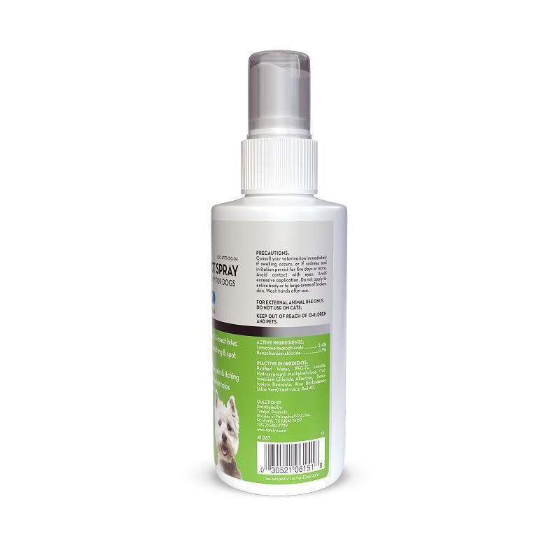 Tomlyn Hot Spot Spray for Dogs Allercaine 4 oz