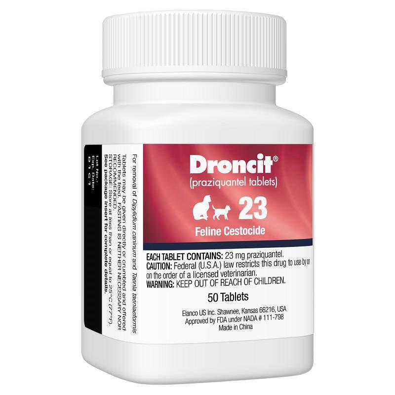 Droncit 23 Mg Tablets For Cat Cat Dewormers At Tractor Supply Co