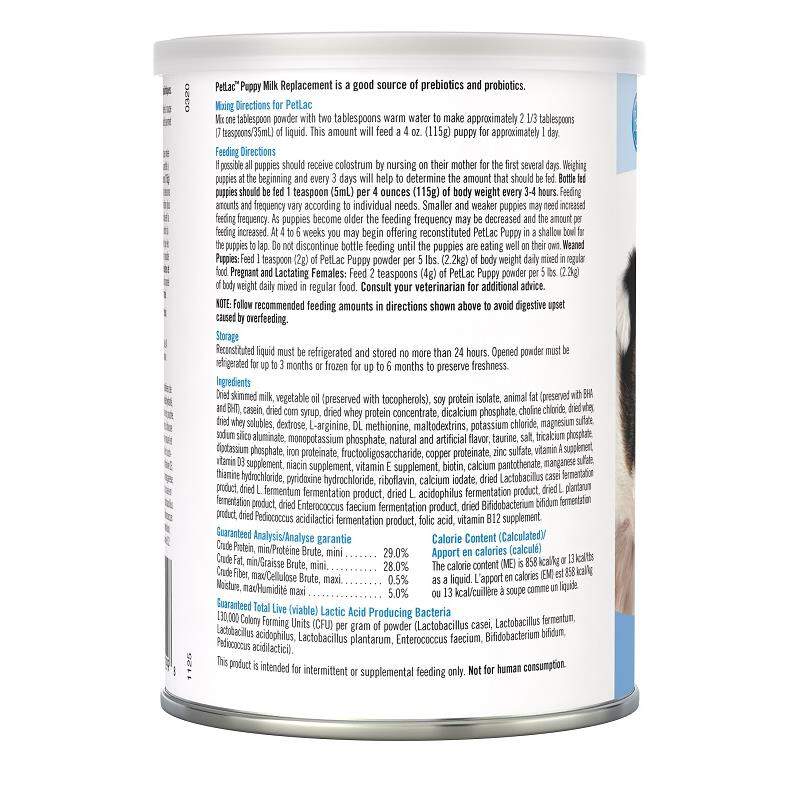 PetAg PetLac Puppy Milk Replacement Powder, 10.5 oz