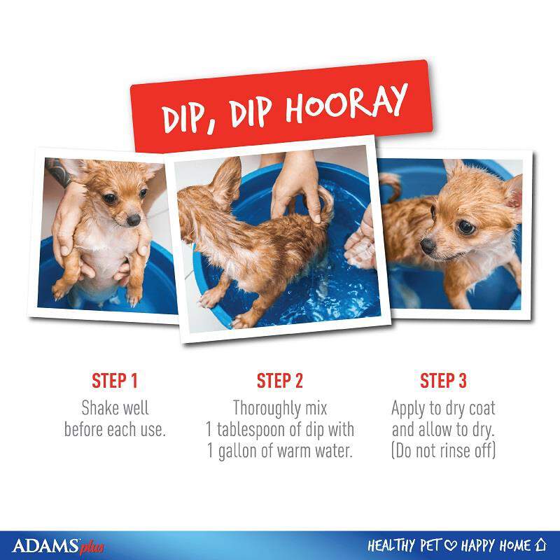 Adams Plus Pyrethrin Dip 4 Oz For Dogs & Cats At Tractor Supply Co