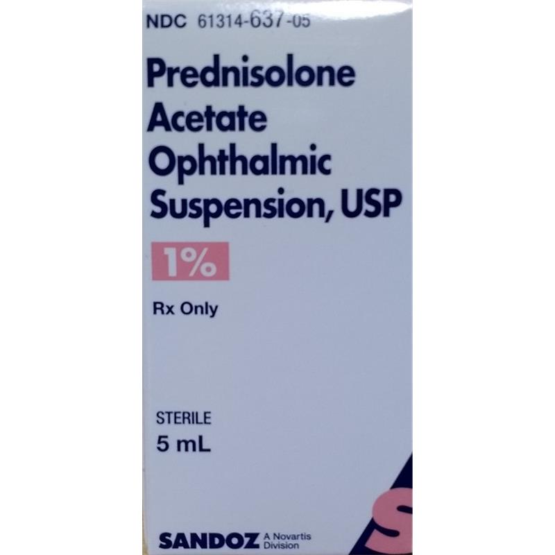 Prednisolone Acetate 1 Ophthalmic Suspension 5 Ml For Pets At Tractor