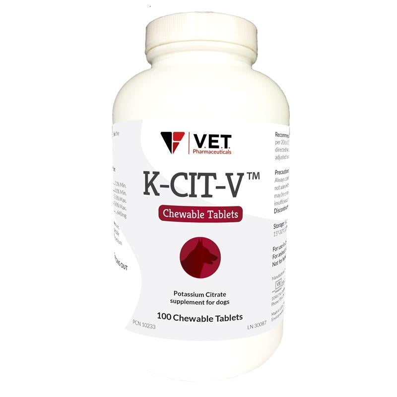 KCitV Potassium Citrate 100 Chewable Tablets For Dogs At Tractor