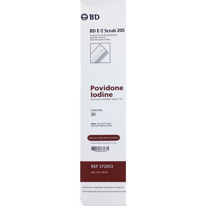 PriceEffective Product BD 372053 EZ Scrub Brush with Povidone Iodine