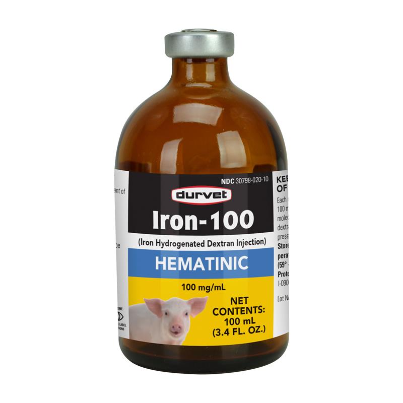 Iron100 Injectable Supplement Solution 100 Ml Vial At Tractor Supply Co
