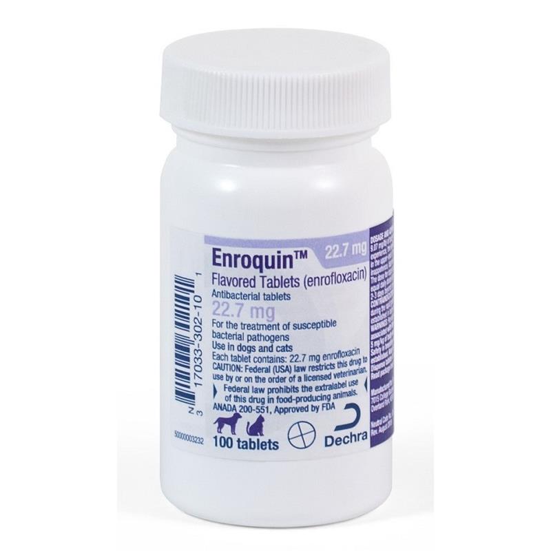 Enroquin (Enrofloxacin) Tablets For Dogs & Cats 136Mg At Tractor Supply Co