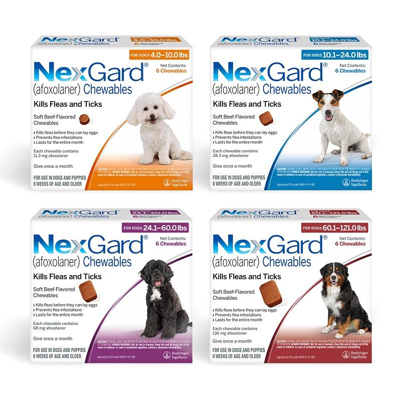 Nexgard Chewables for Dogs and Puppies