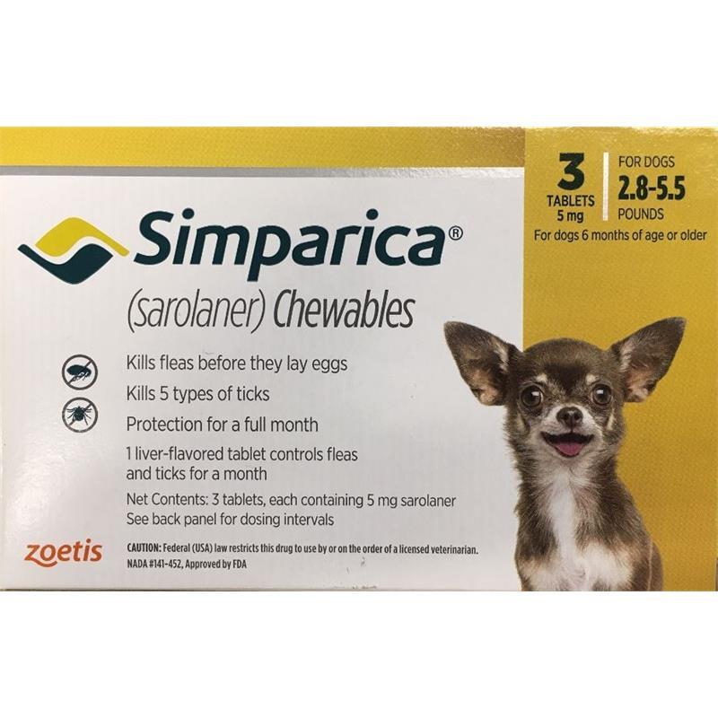 Simparica Chewable Tablets for Dogs