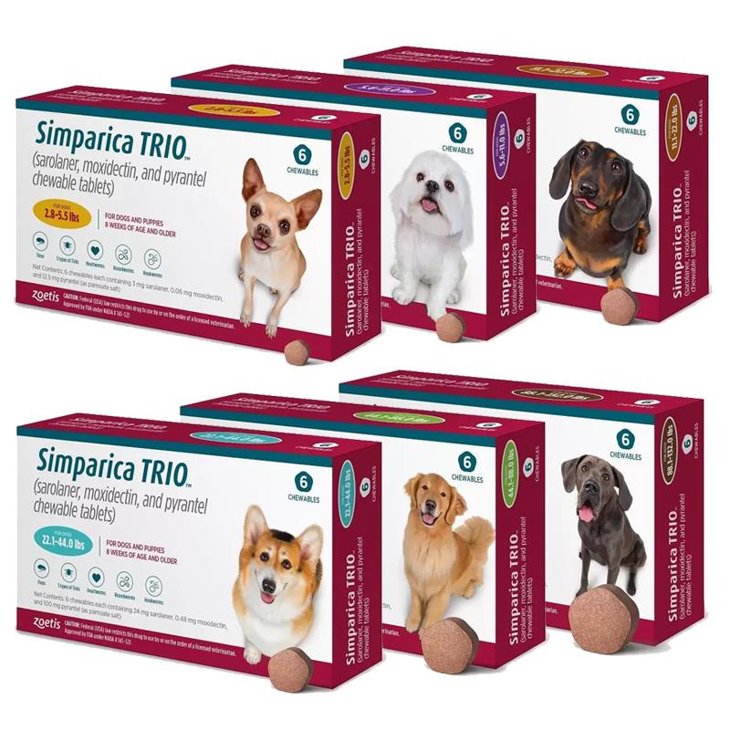 Simparica Trio Chewable Tablets At Tractor Supply Co